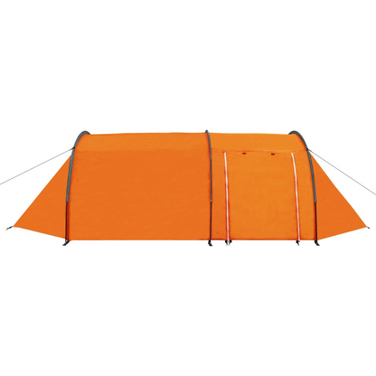 vidaXL Camping Tent 4 Persons Gray and Orange