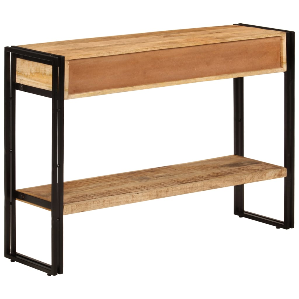 vidaXL Console Table 43.3"x11.8"x29.9" Solid Wood Mango