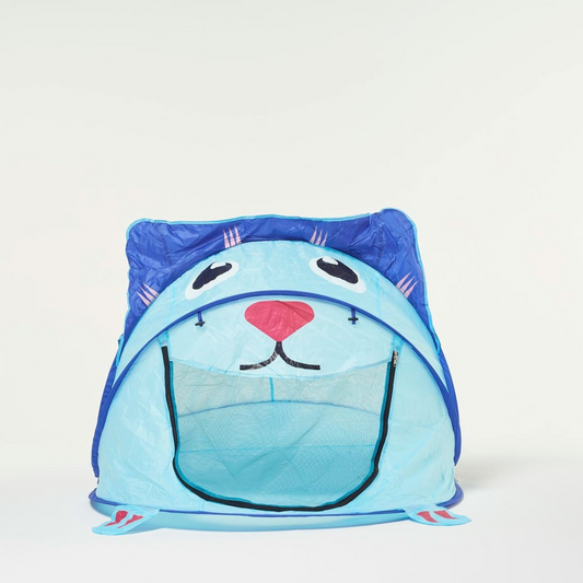 Play Tent Pop Up Waterproof Lion Blue