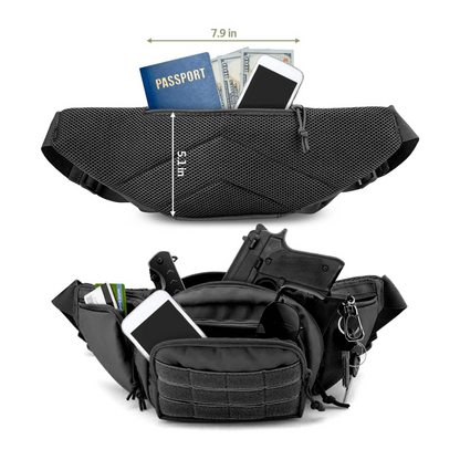 Tactical Waist Bag & MOLLE EDC Pouch For Outdoor Activities