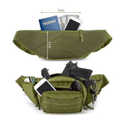 Tactical Waist Bag & MOLLE EDC Pouch For Outdoor Activities