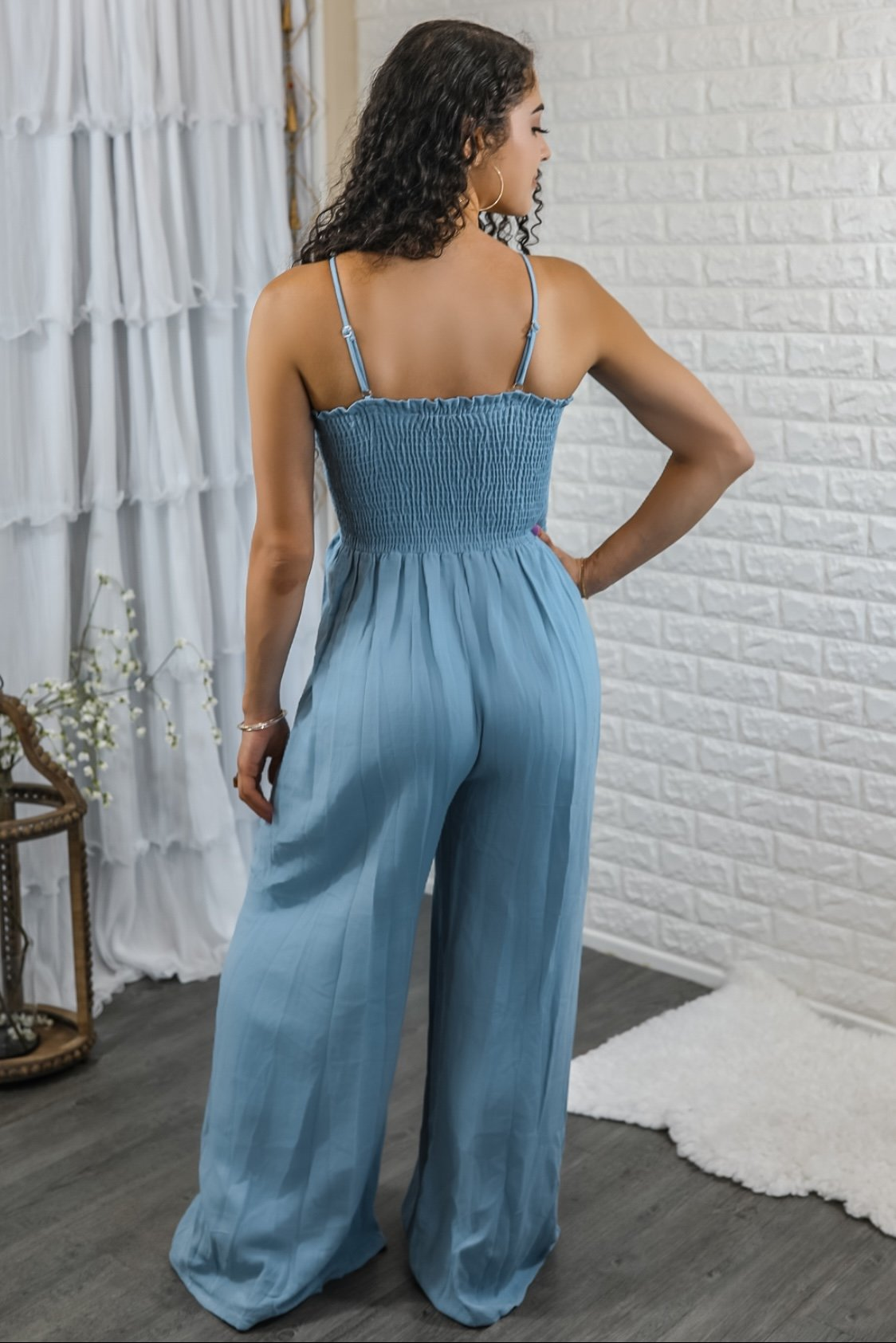 Angela Jumpsuit with Adjustable Straps