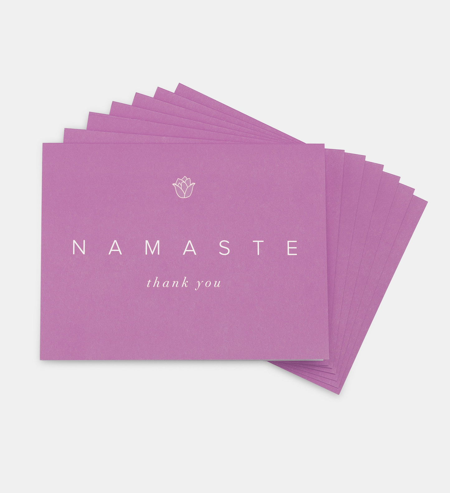 NAMASTE "Thank You" Cards (Set of 7)