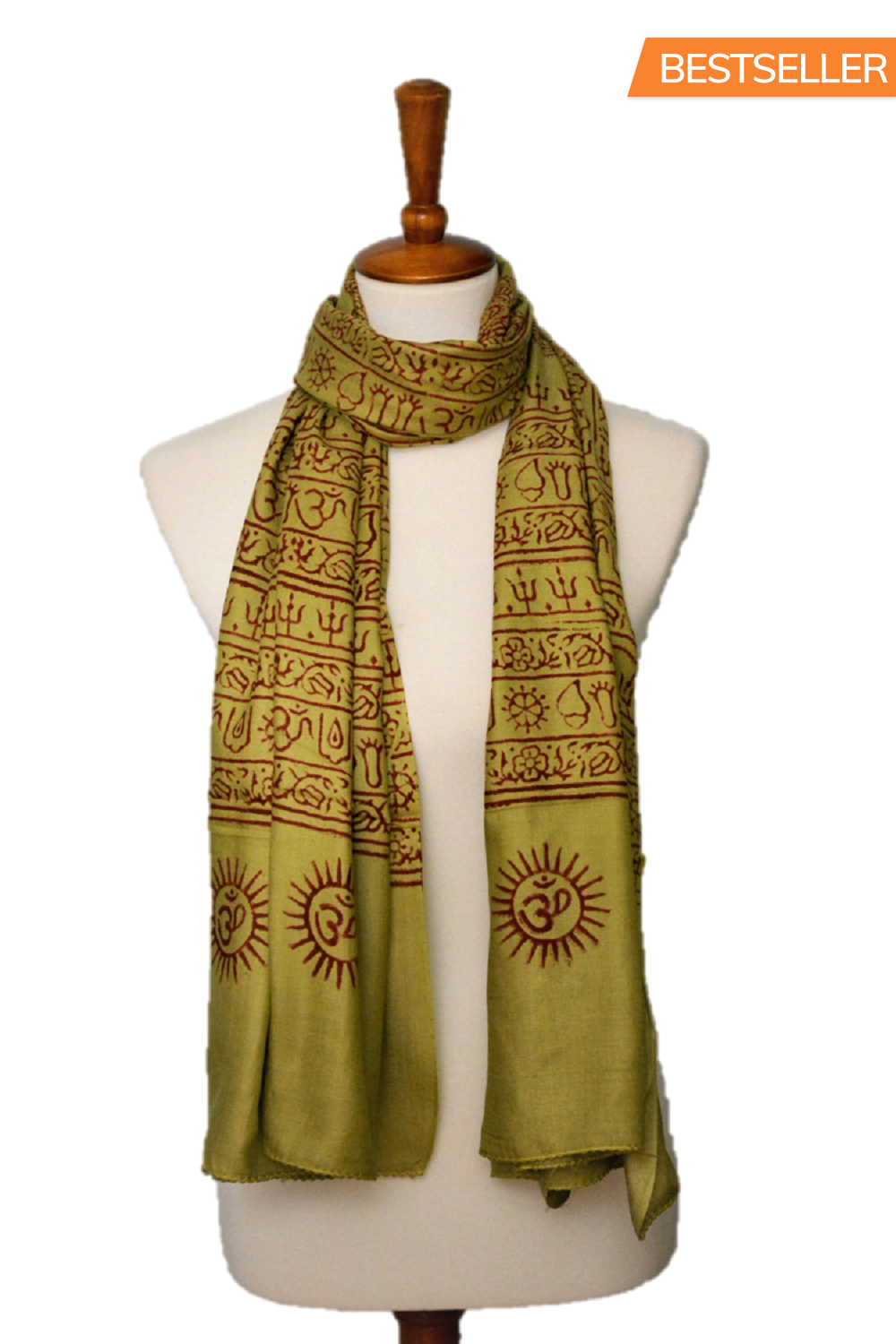 OM Yoga Meditation Mantra Prayer Shawl - Large