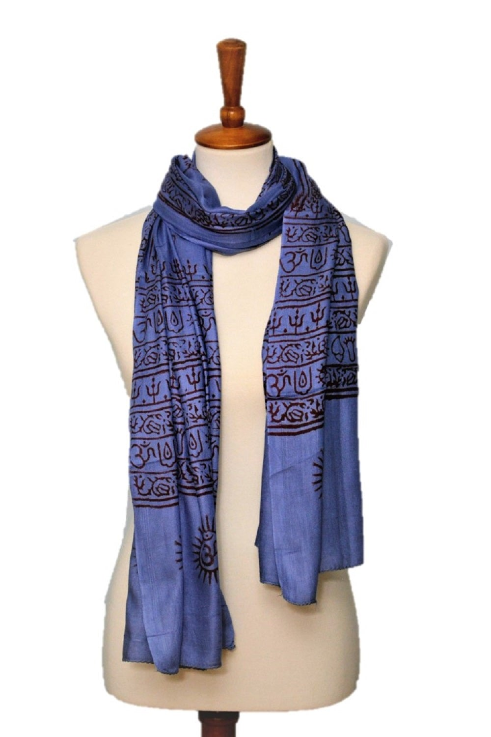 OM Yoga Meditation Mantra Prayer Shawl - Large