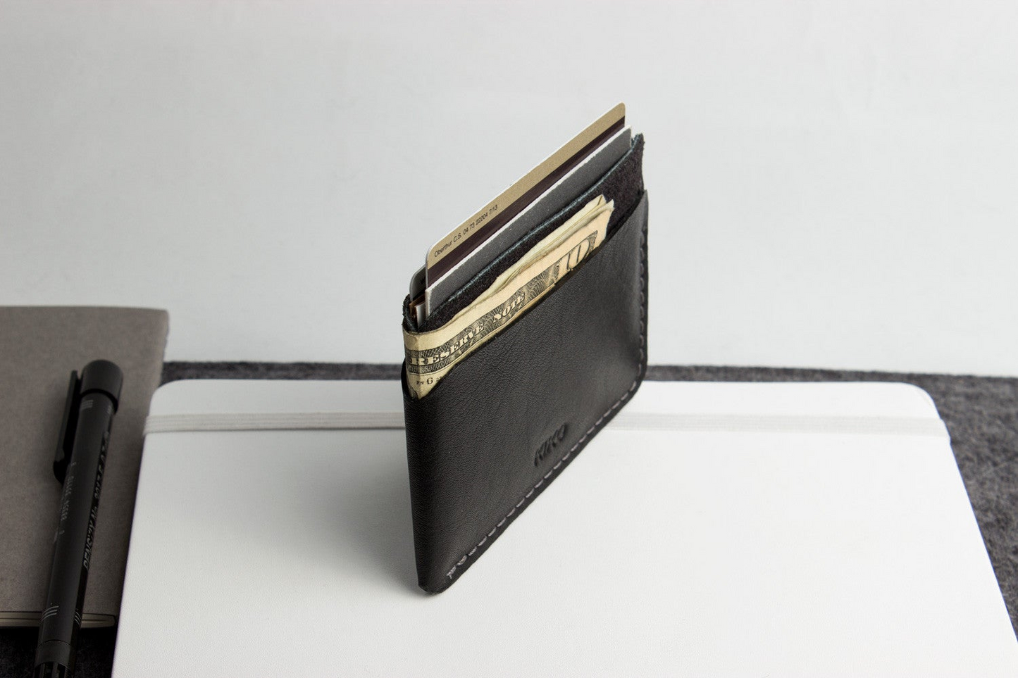 Triple Pocket Card Case