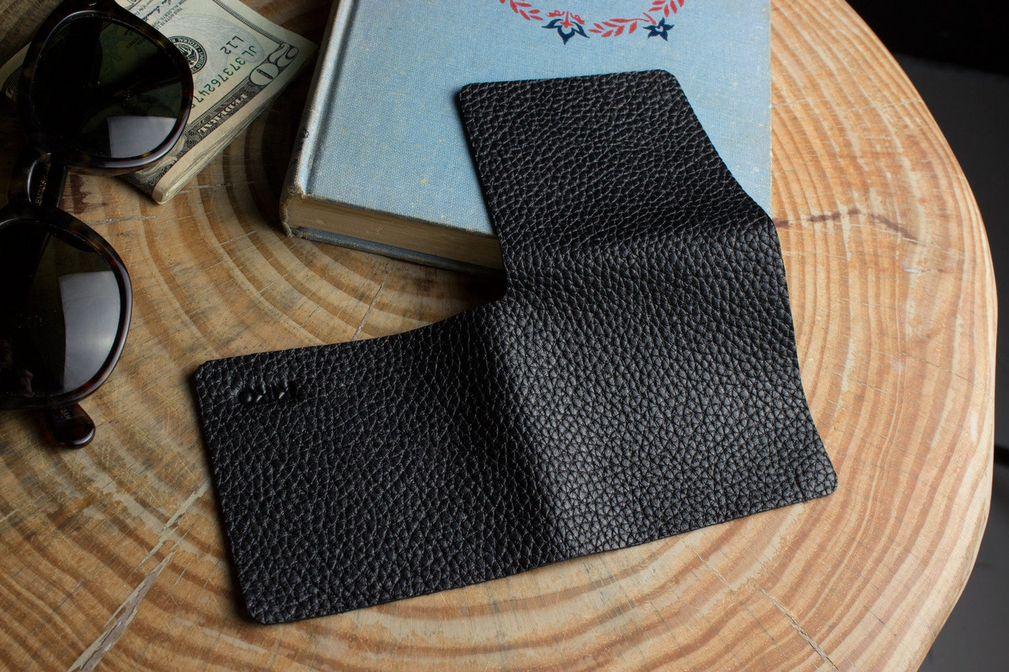 L Shape Minimal Leather Wallet