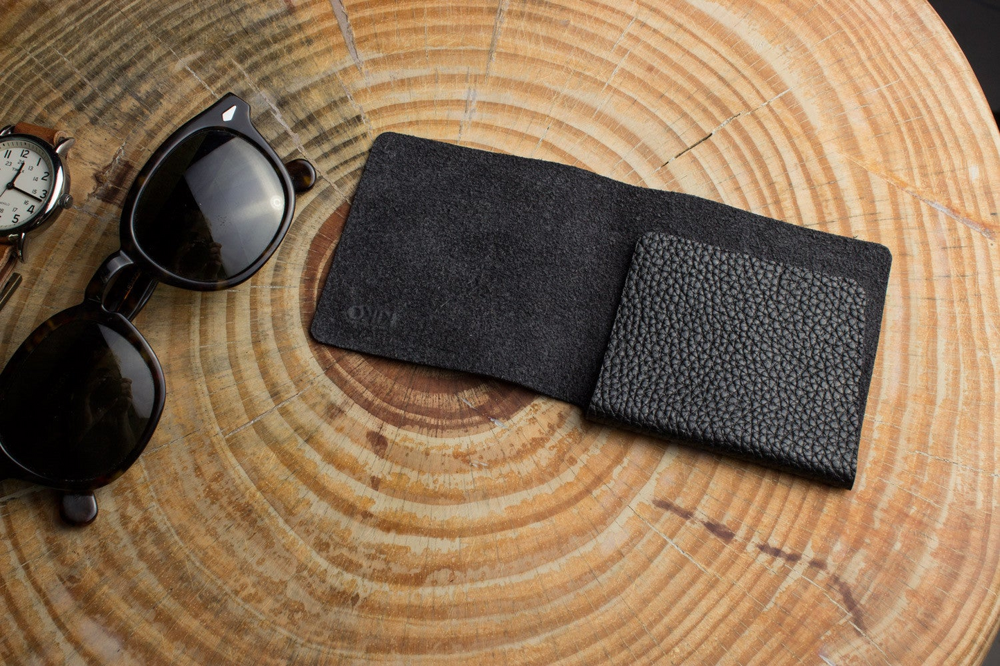 L Shape Minimal Leather Wallet