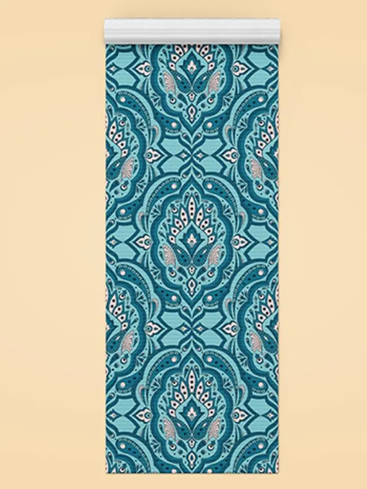 Floral Pattern Yoga Mat -Image by Shutterstock