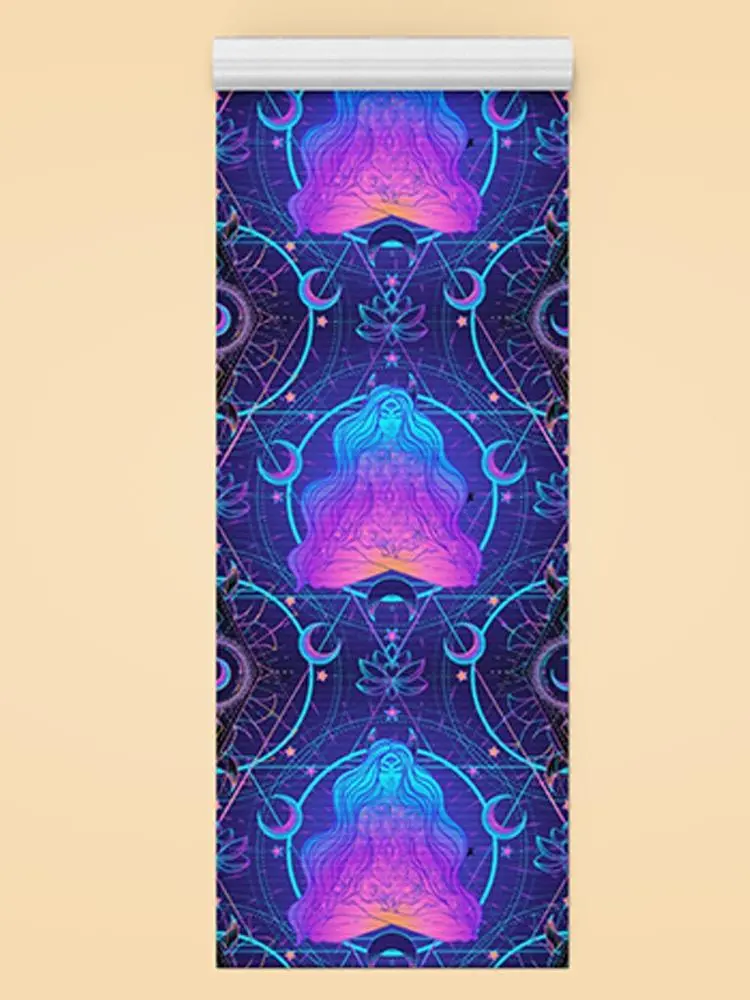 Psychedelic Pattern Yoga Yoga Mat -Image by Shutterstock