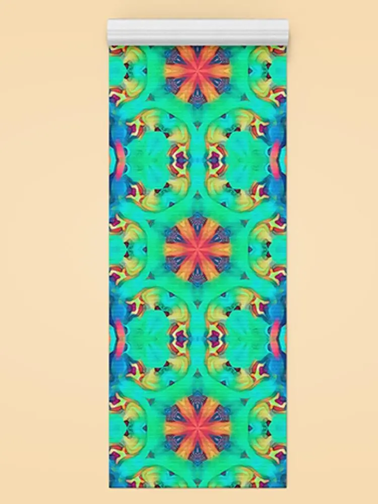 Colorful Pattern Yoga Mat -Image by Shutterstock
