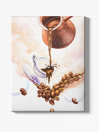 Coffee Art Canvas -Image by Shutterstock