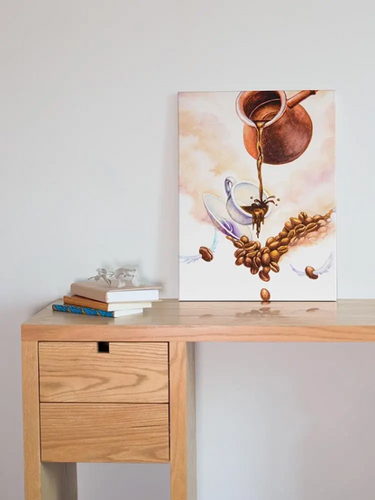 Coffee Art Canvas -Image by Shutterstock