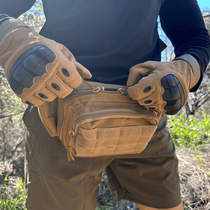 Tactical Military Airsoft Gloves for Outdoor Sports, Paintball, and Motorcycling with Touchscreen Fingertip Capability