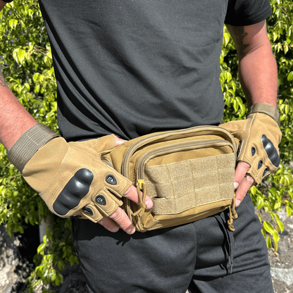 Tactical Fingerless Airsoft Gloves for Outdoor Sports, Paintball, and Motorcycling