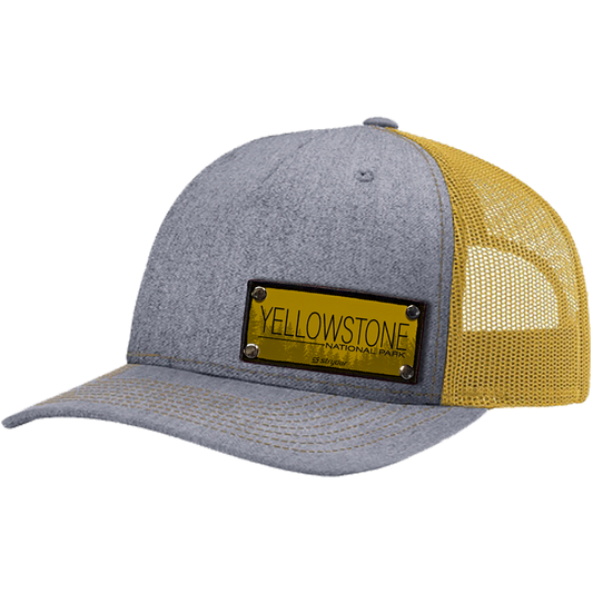 Yellowstone Destination RCH112FP Yellow on H.Gray, Gold