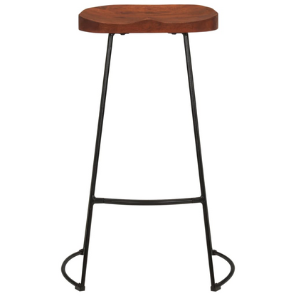 vidaXL Gavin Bar Stools 2 pcs 19.7"x15.7"x30.7" Solid Wood Mango