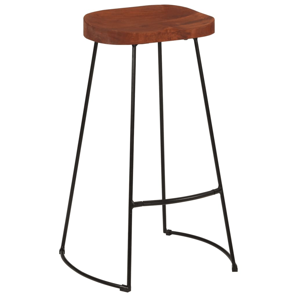 vidaXL Gavin Bar Stools 2 pcs 19.7"x15.7"x30.7" Solid Wood Mango