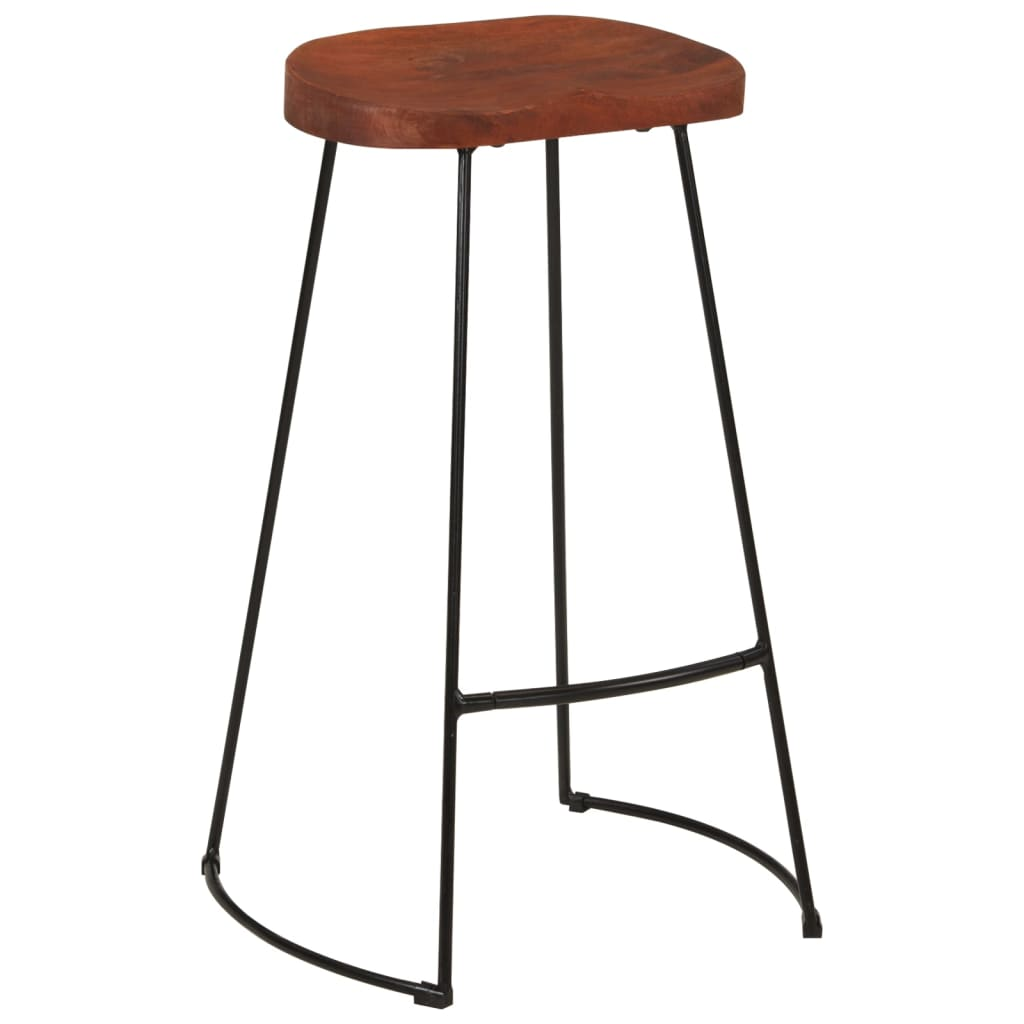 vidaXL Gavin Bar Stools 2 pcs 19.7"x15.7"x30.7" Solid Wood Mango