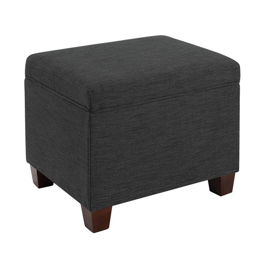 Madison Storage Ottoman, Gray