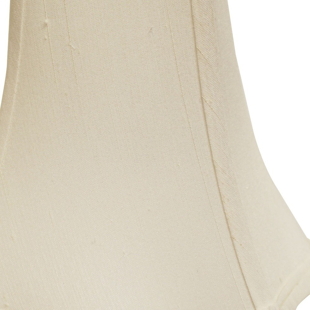 18" White Premium Square Monay Shantung Lampshade