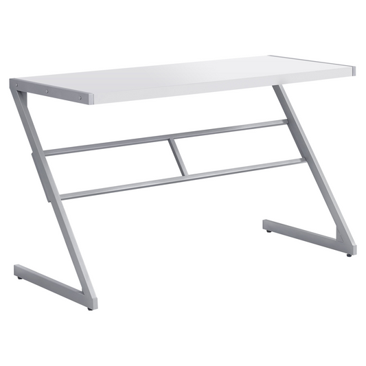 22" White Rectangular Computer Desk