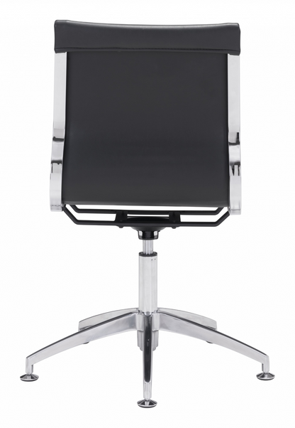 Black Ergonomic Conference Room Office Chair