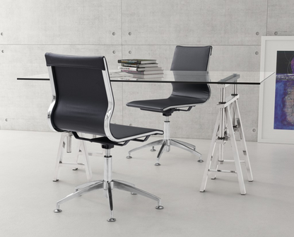 Black Ergonomic Conference Room Office Chair