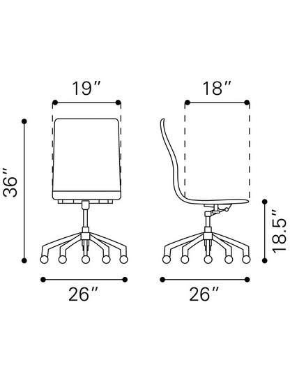 Black Ergonomic Conference Room Office Chair