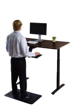 Premier 52" Black Dual Motor Electric Office Adjustable Standing Desk