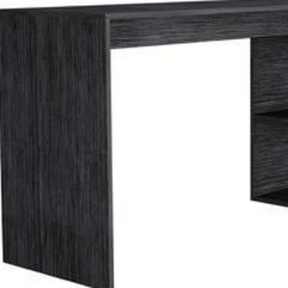 Sleek Smokey Oak L Shape Office Desk