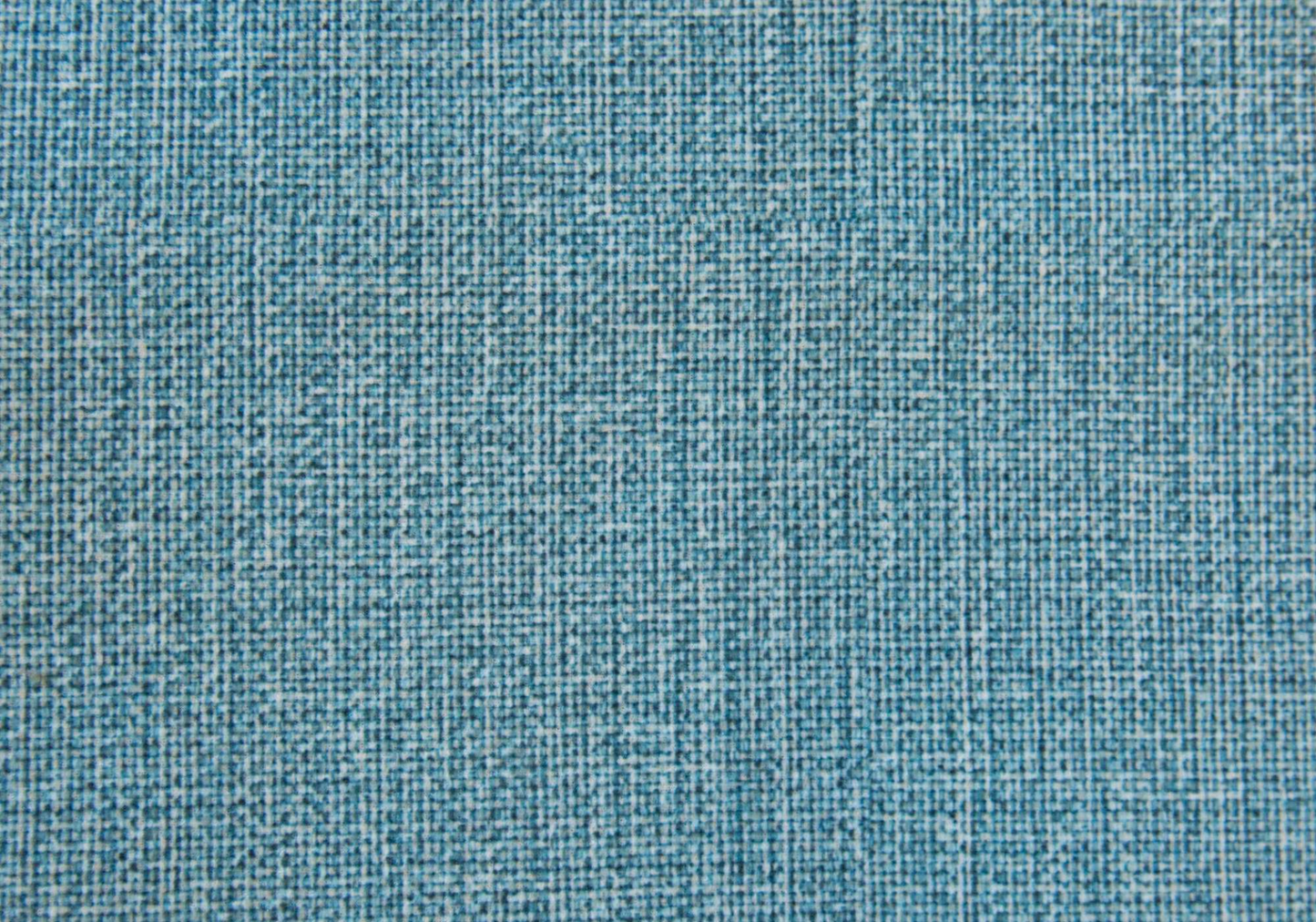 16.75" X 16.75" X 17" Light Blue Linen Look Fabric Ottoman