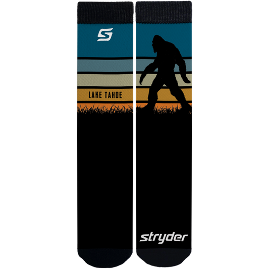 Lake Tahoe Bigfoot Sunset Socks