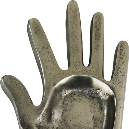 Silver Hand Shaped Tray