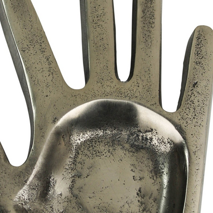 Silver Hand Shaped Tray