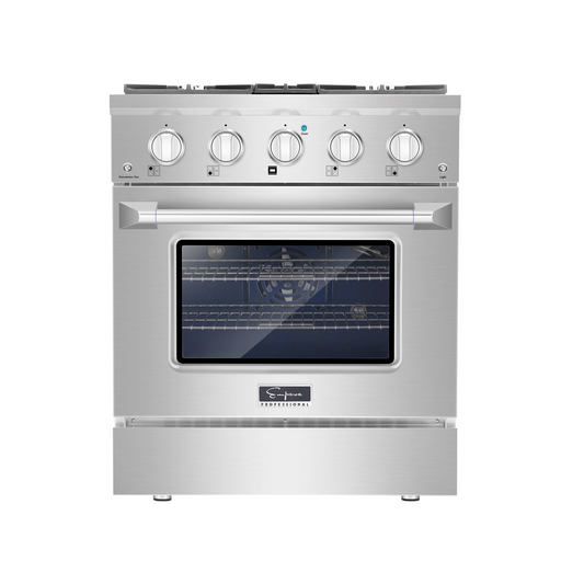 Empava 30GR07 30 in. Pro-Style Slide-In Single Oven Gas Range