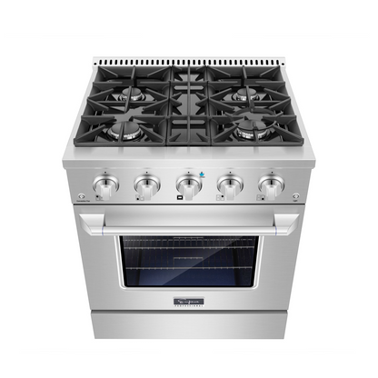 Empava 30GR07 30 in. Pro-Style Slide-In Single Oven Gas Range