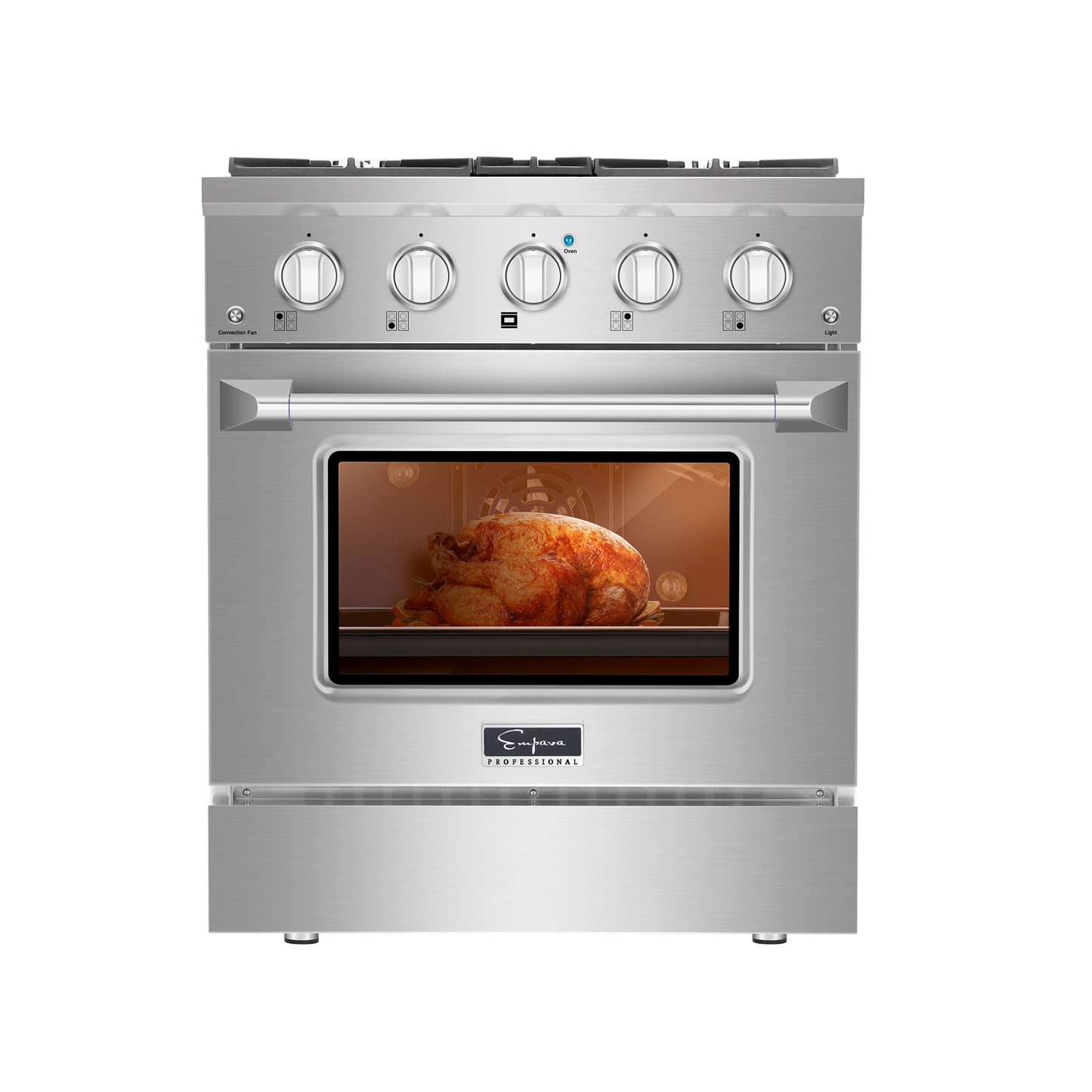 Empava 30GR07 30 in. Pro-Style Slide-In Single Oven Gas Range