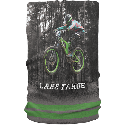 Lake Tahoe Mtn Bike Jump Green Gaiters