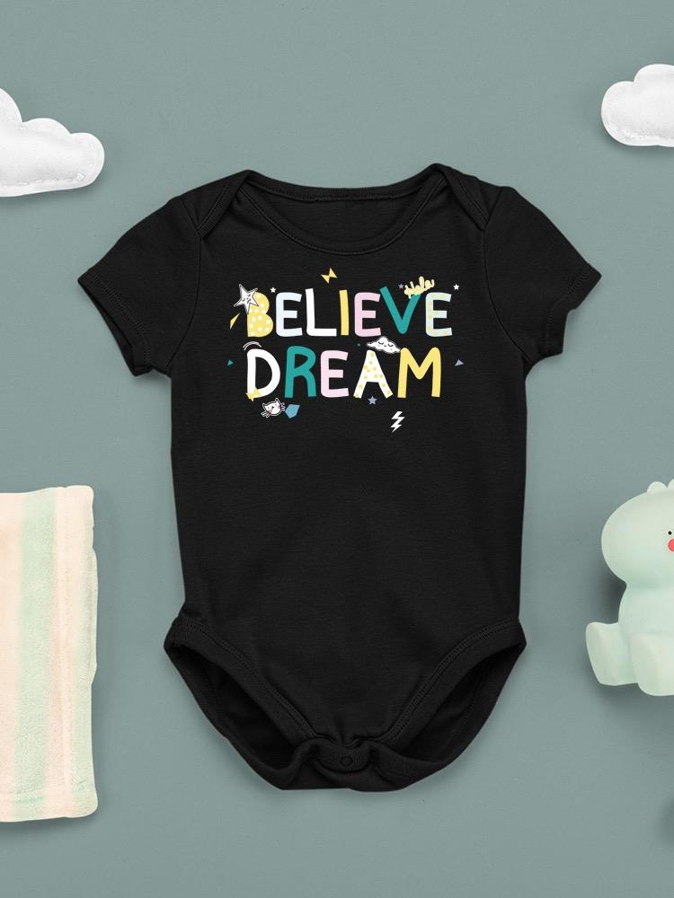 Believe And Dream Bodysuit -Image by Shutterstock