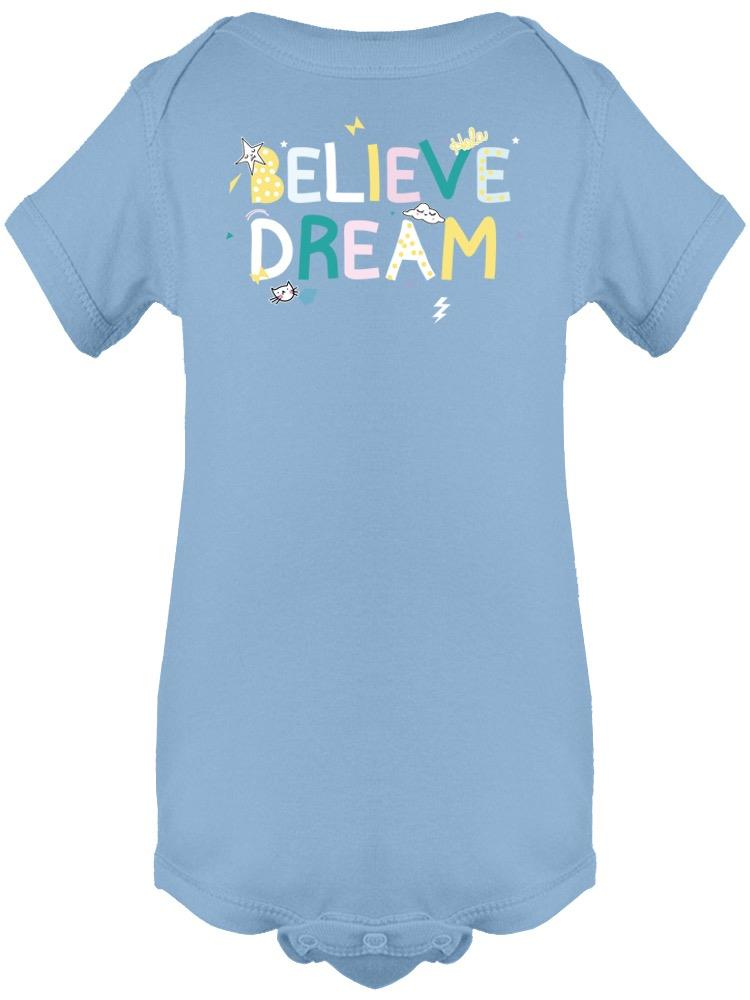 Believe And Dream Bodysuit -Image by Shutterstock