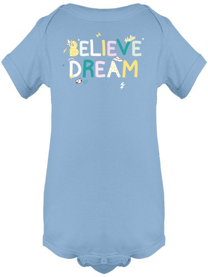 Believe And Dream Bodysuit -Image by Shutterstock