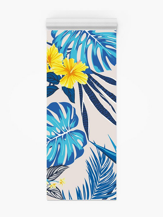 Tropic Style Leaves Pattern Yoga Mat -Image by Shutterstock