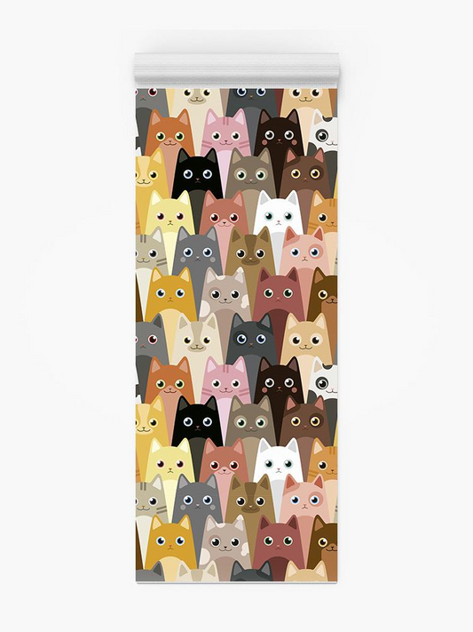 Cute Kittens Staring Yoga Mat -Image by Shutterstock