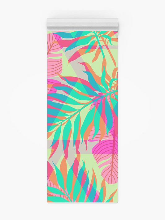 Jungle Leaves In Colors Yoga Mat -Image by Shutterstock