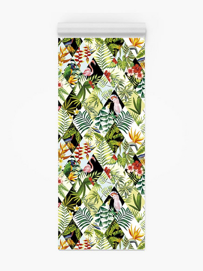 Leaves And Diamonds Yoga Mat -Image by Shutterstock