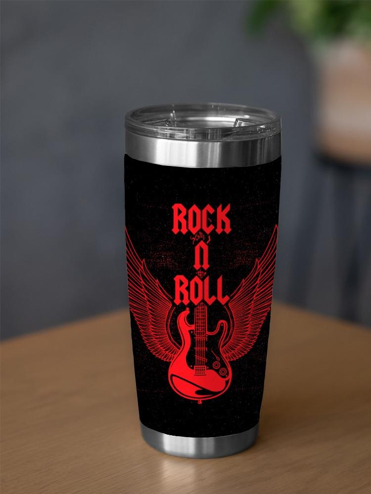 Rock N' Roll Guitar Tumbler -SPIdeals Designs