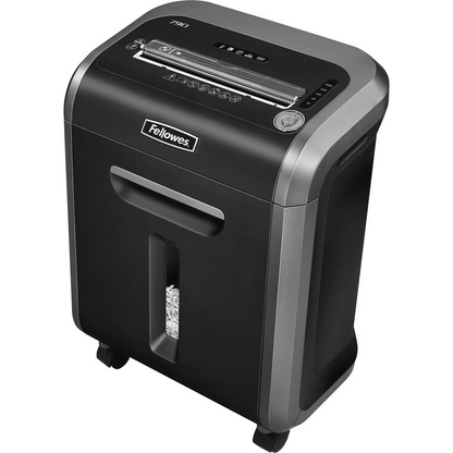 Fellowes Powershred&reg; 79Ci 100% Jam Proof Cross-Cut Shredder - Non-continuous Shredder - Cross Cut - 16 Per Pass - for shredding Staples, Credit Card, CD, DVD, Paper Clip, Junk Mail, Paper - 0.156"