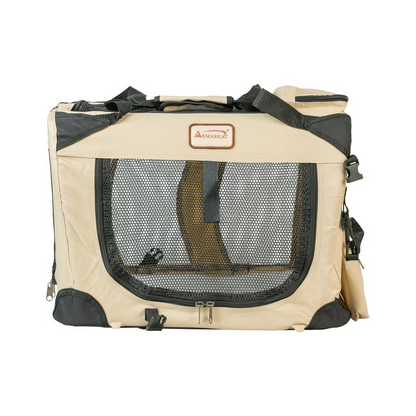 Armarkat Pet Carrier Beige, PC201B, Multiple Pockets