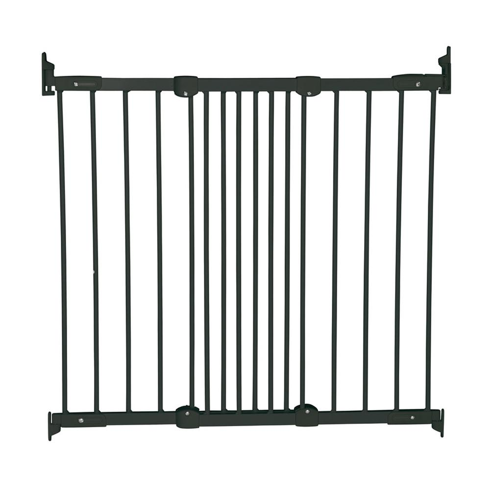 Flexi Fit Angle Mount Safety Gate 26.4" - 41.5", Black Metal